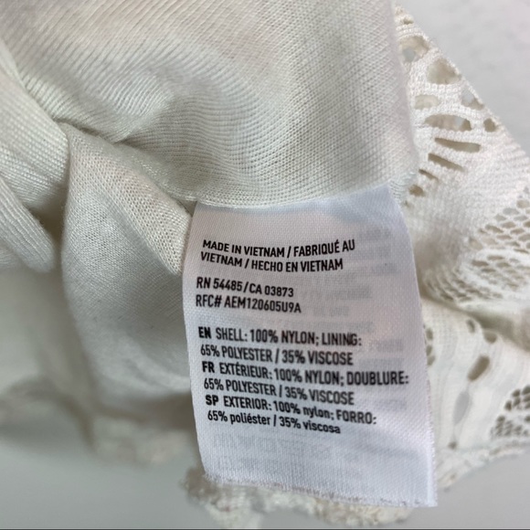 American Eagle Lace Spaghetti Strap Crop Top G3 - Picture 5 of 5